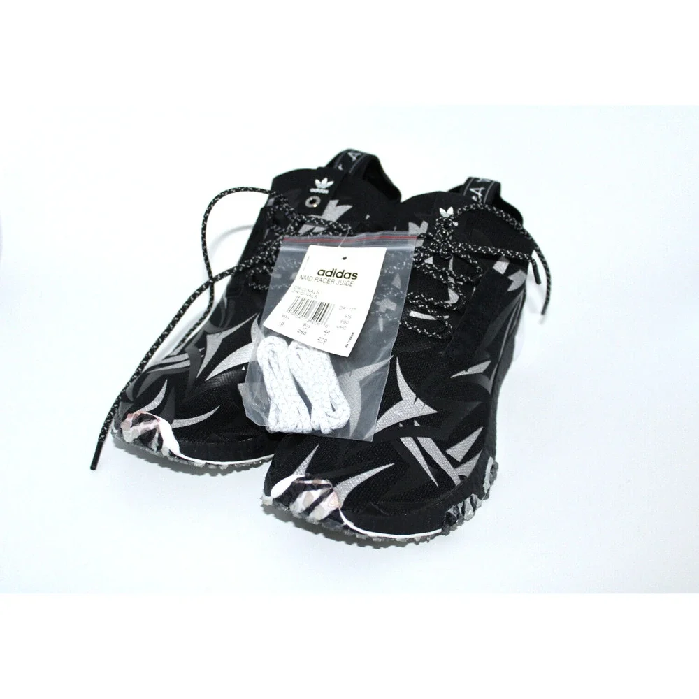 B1 NWoB Juice X ADIDAS Consortium NMD Racer PK BOOST Black DB1777 Sz 10